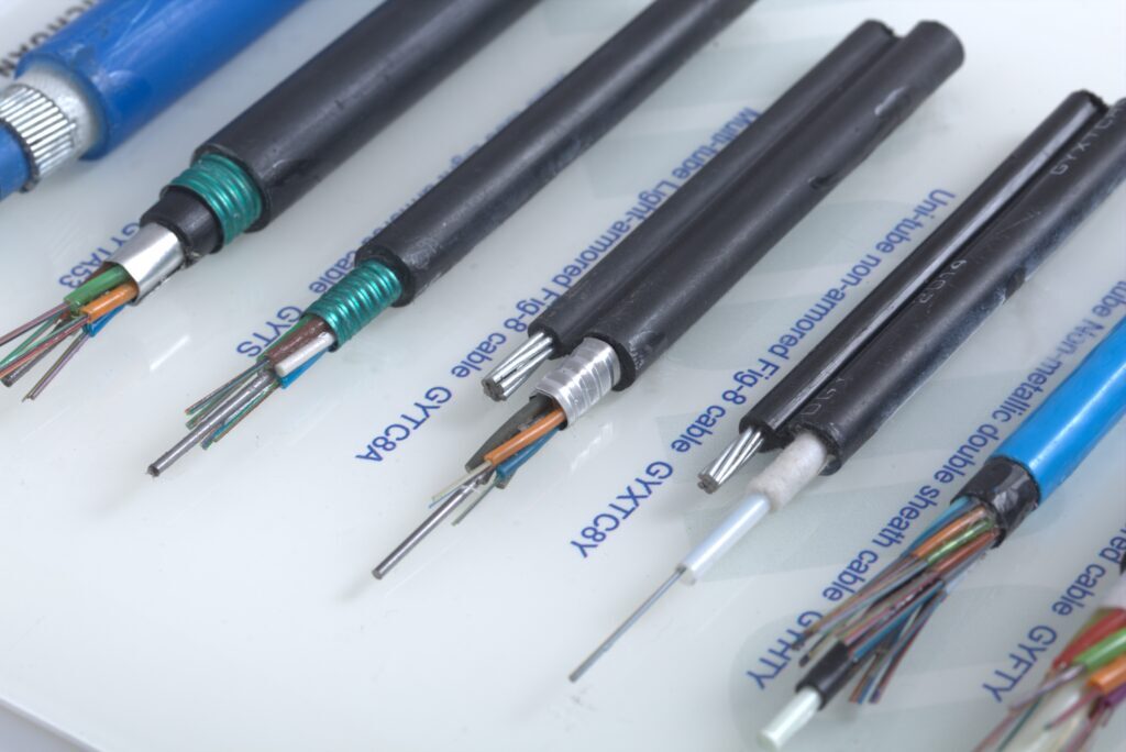 Outdoor fiber optic cables