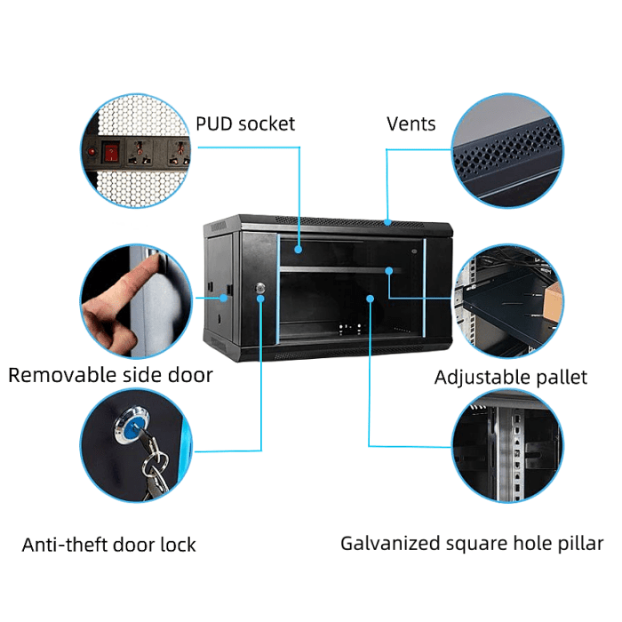 network cabinet components