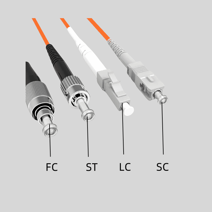 Fiber optic connectors SC LC FC ST