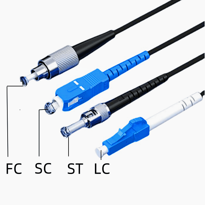 Armored fiber optic patch cord connectors