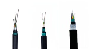 stranded loose tube aluminum steel tape double sheath armored fiber optic cable