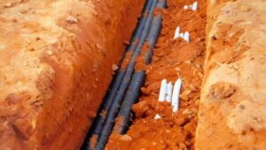 how deep should fiber optic cable be buried