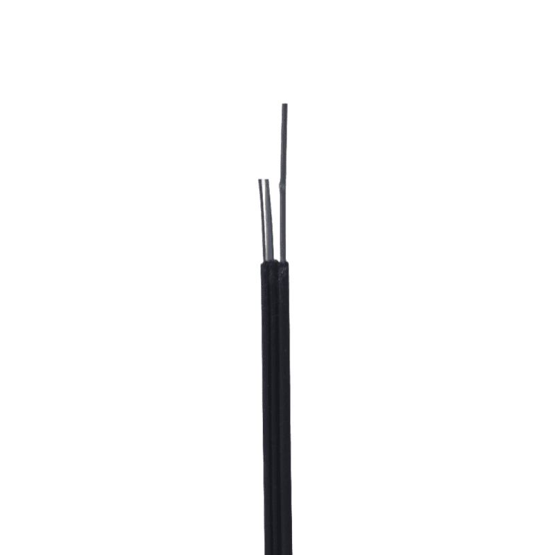 Cable de acometida de fibra FTTH autoportante para interior y exterior tipo arco